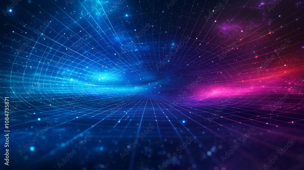 Fototapeta premium Matter and Energy Distribution in the Observable Universe