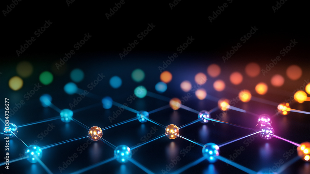 Graphene Oxide Layer Model with Vibrant Colors and Soft Glow Graphene Oxide Layer Model with Vibrant Colors and Soft Glow