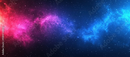 A vibrant cosmic scene featuring colorful nebulae and stars in a deep space background.