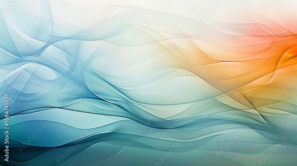 Wallpaper An abstract background is forming a pastel toned wavy pattern Wallpaper An abstract background is forming a pastel toned wavy pattern