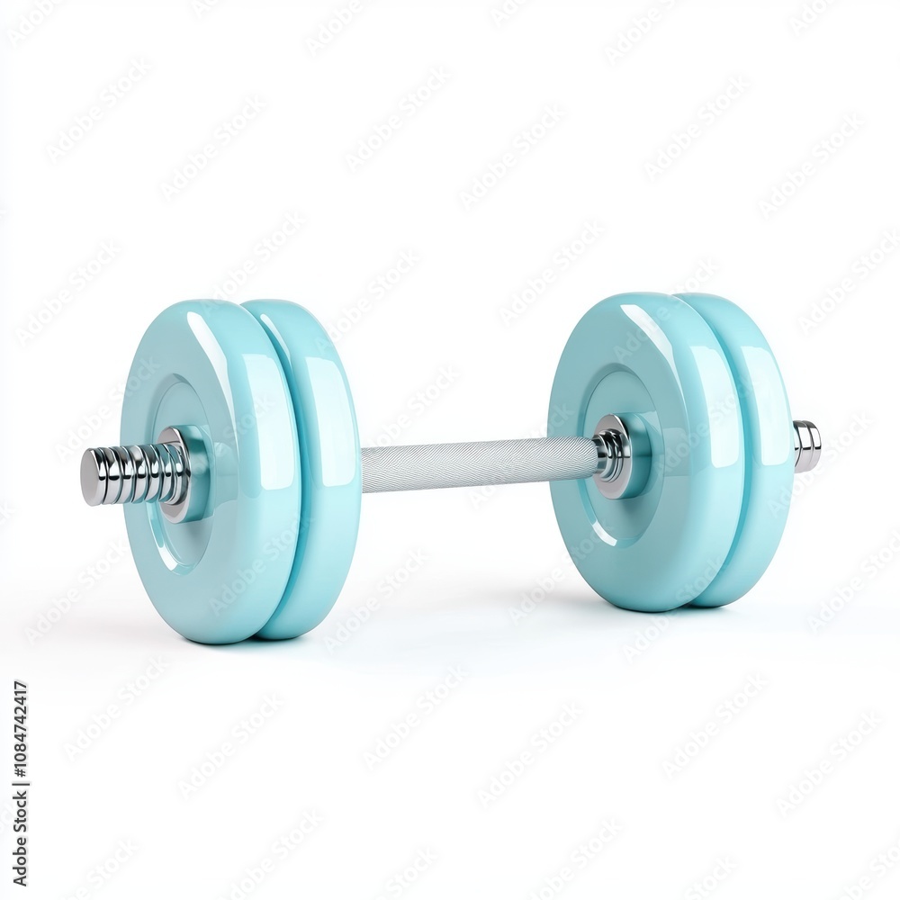 A vibrant blue dumbbell, designed for fitness and exercise, ideal for gym and workout-related content in marketing materials, blogs, or articles about health and wellness, A vibrant blue dumbbell, designed for fitness and exercise, ideal for gym and workout-related content in marketing materials, blogs, or articles about health and wellness,