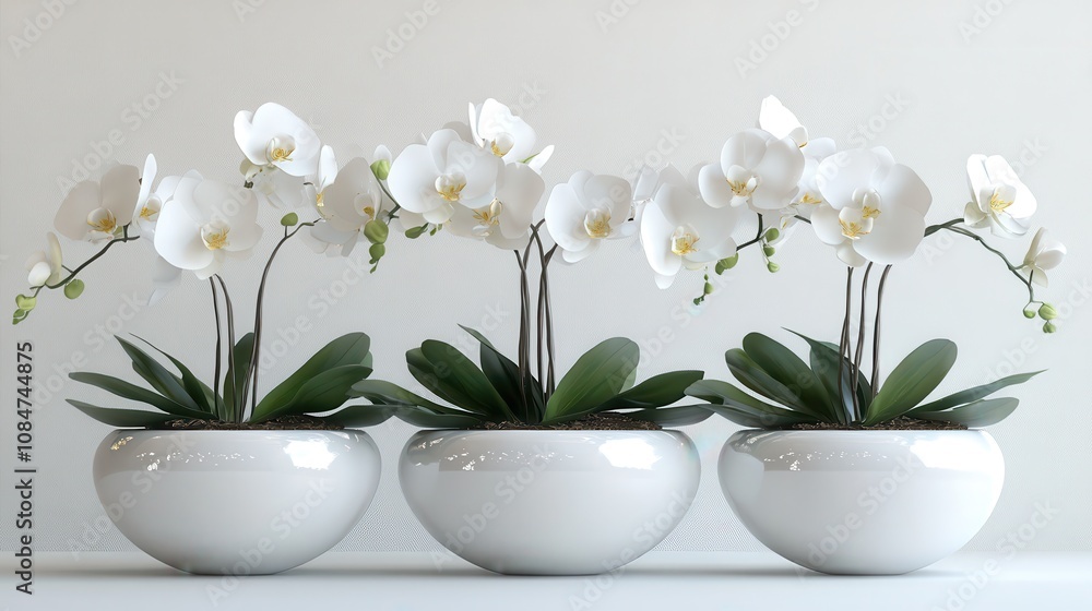Counter top flower plant white Counter top flower plant white