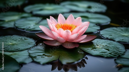 Lotus painting flower plant.