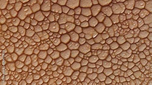 Brown Cracked Texture Close Up Detailed Surface