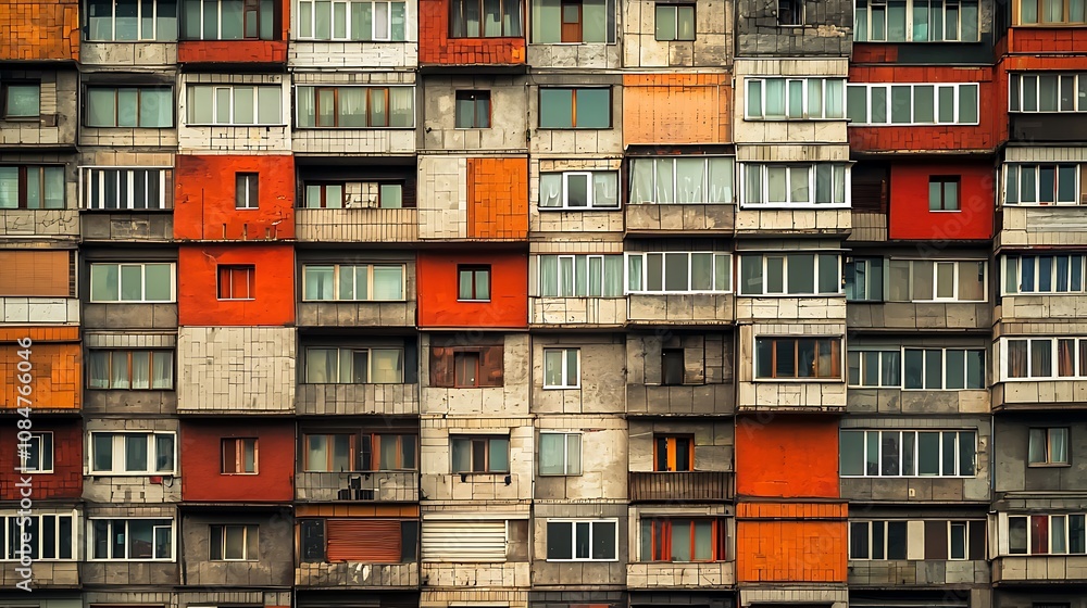 Modern apartment buildings. Modern apartment buildings.