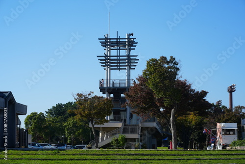 滋賀県　奥びわスポーツの森の風景