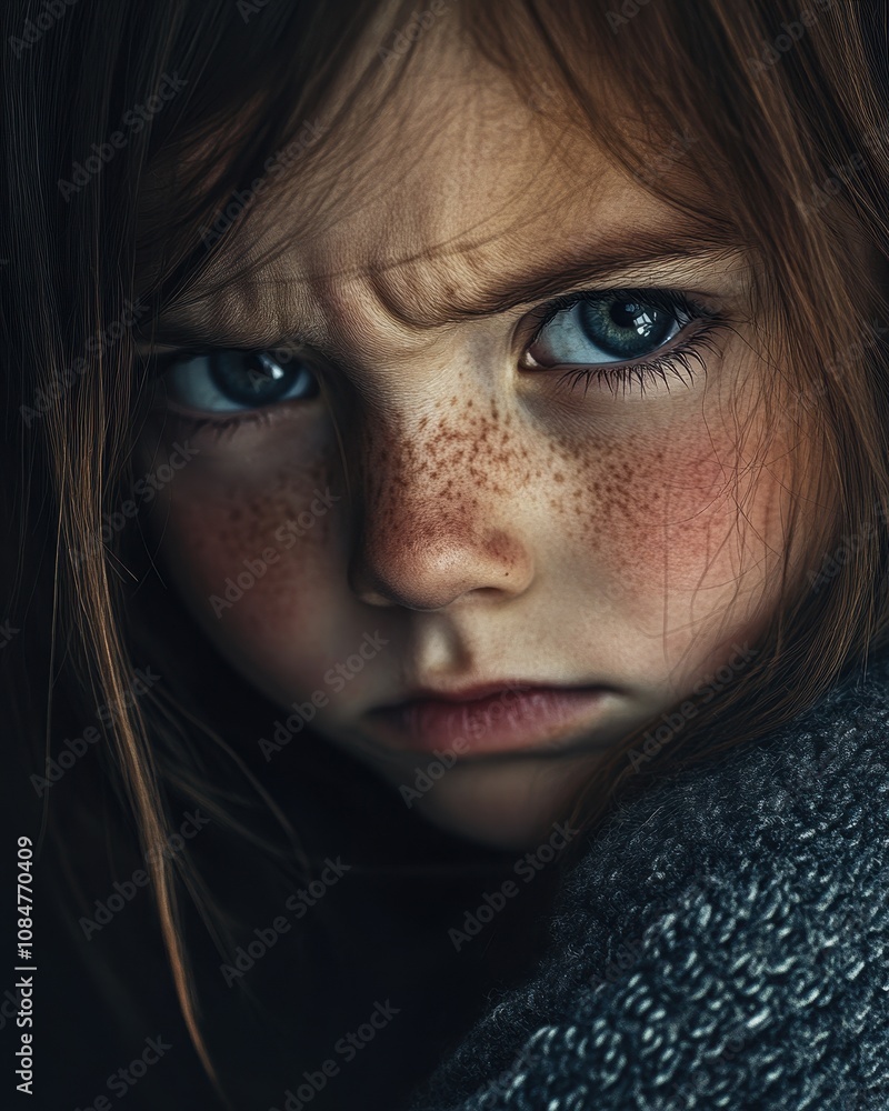 Sad child kid Crying with anger, sulking emotion feeling Sad child kid Crying with anger, sulking emotion feeling