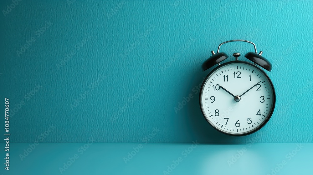 A sleek, understated clock with crisp lines and subtle hues, proudly showcasing minimalist elegance against a pristine backdrop. A sleek, understated clock with crisp lines and subtle hues, proudly showcasing minimalist elegance against a pristine backdrop.