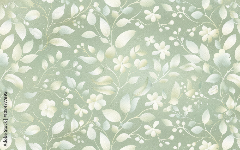 Fototapeta premium Vintage floral texture art background