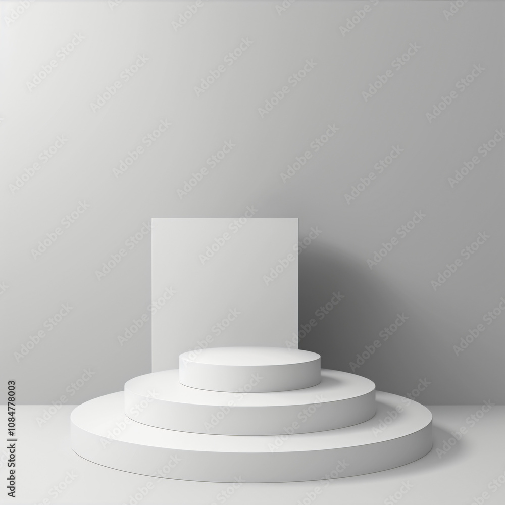 Fototapeta premium Pedestal for display Blank podium for product 