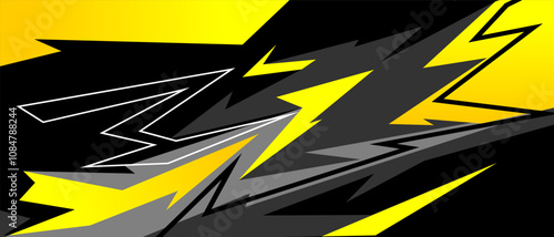 Wallpaper Mural Abstract stripe racing background designs for wrap cargo van, race car, pickup truck, adventure vehicle. Car wrap design vector Torontodigital.ca
