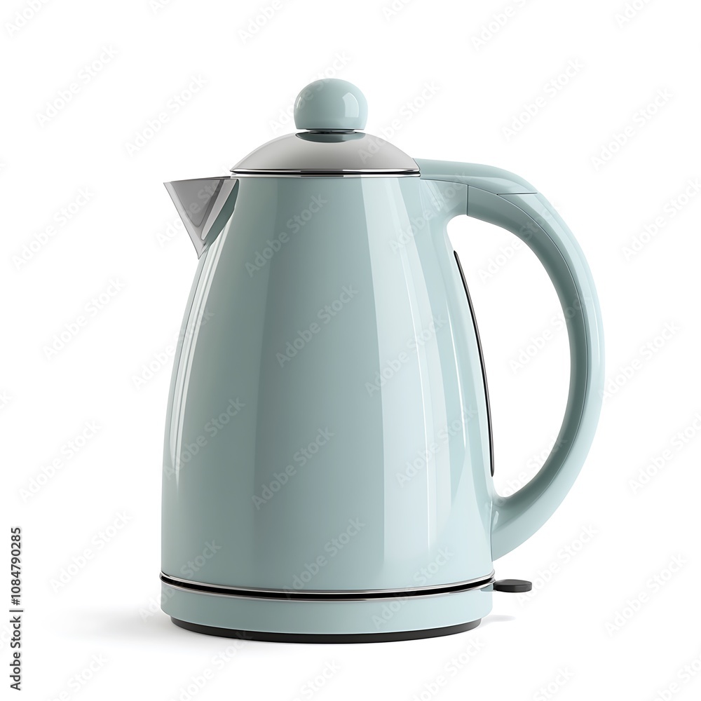 Obraz premium Electric kettle isolated on white background, close up