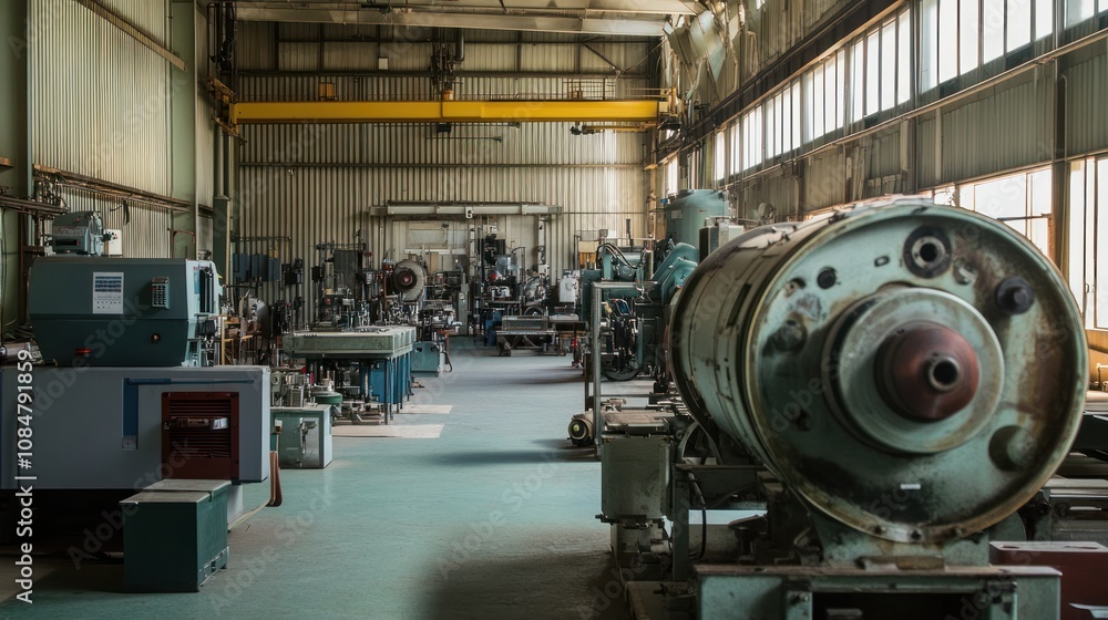 Abandoned Factory Interior: A Glimpse into Industrial History Abandoned Factory Interior: A Glimpse into Industrial History