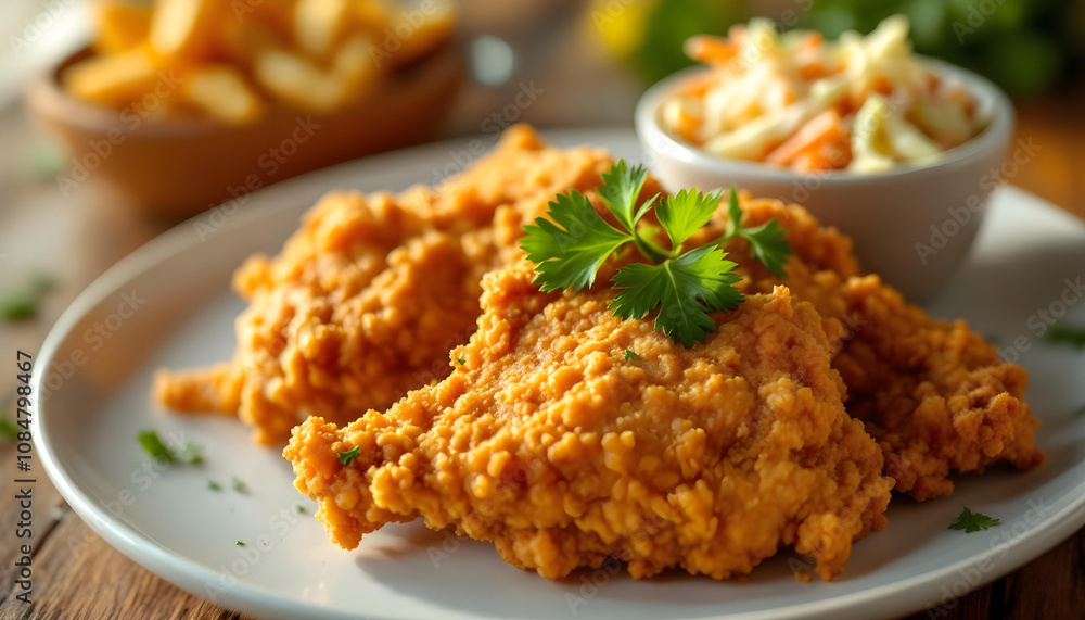 Crispy fried chicken drumsticks Crispy fried chicken drumsticks