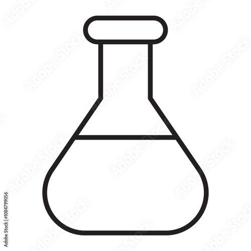 Laboratory Flask line icon.