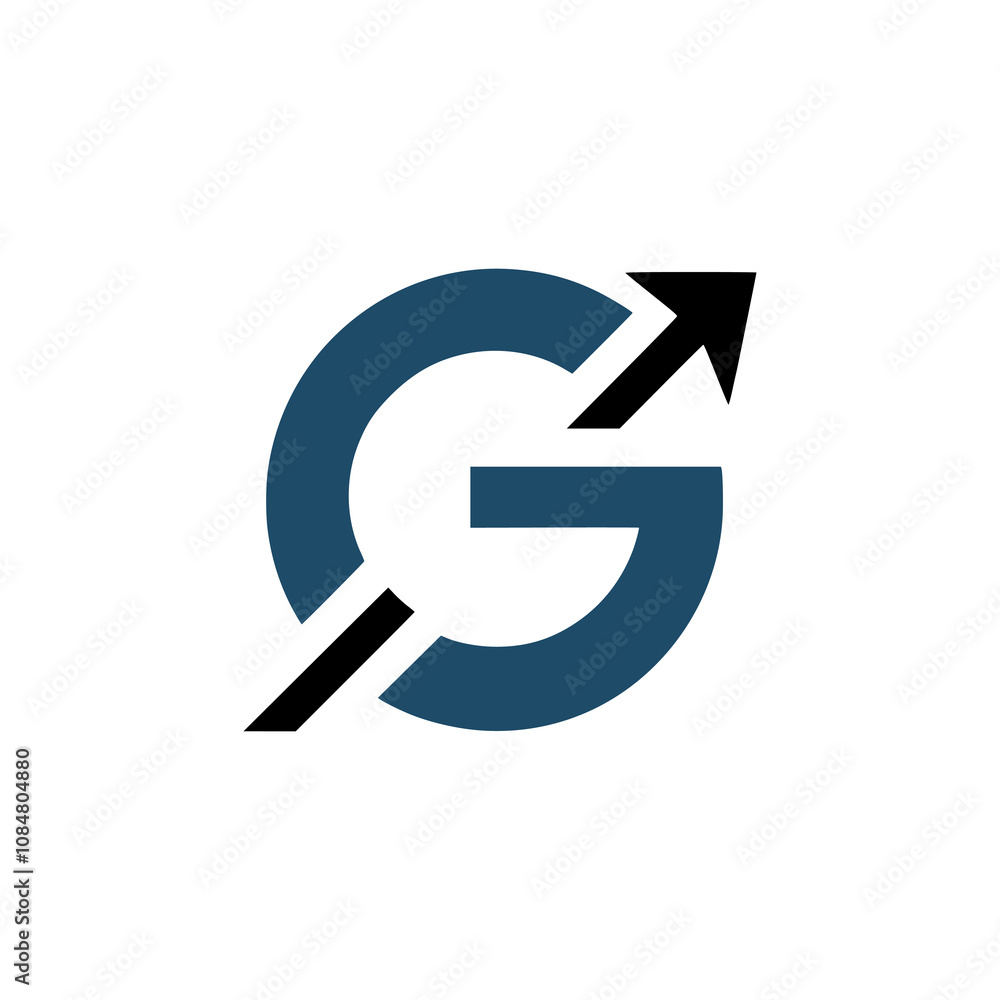 letter G with arrow logo vector illustration template design letter G with arrow logo vector illustration template design