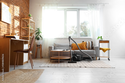 Interior of living room wit...