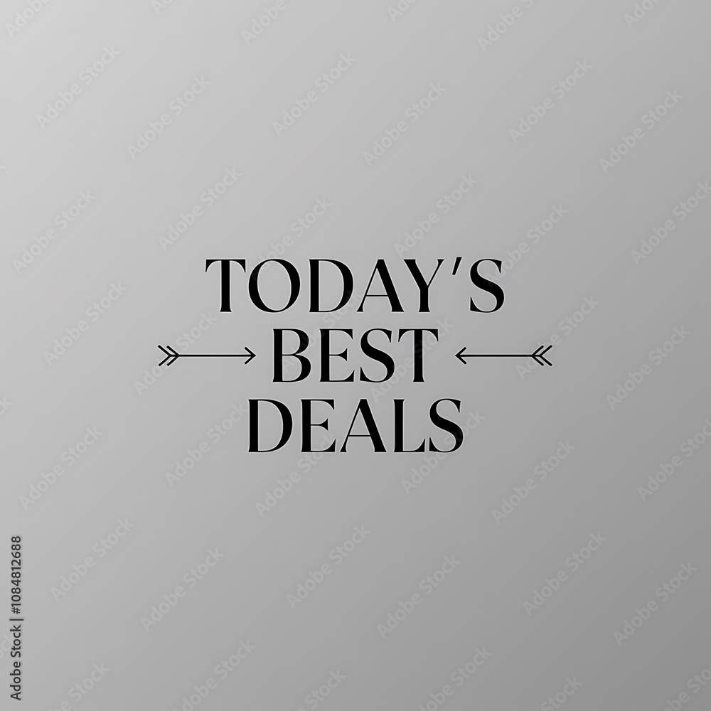 Fototapeta premium Todays Best Deals Advertisement Graphic Design