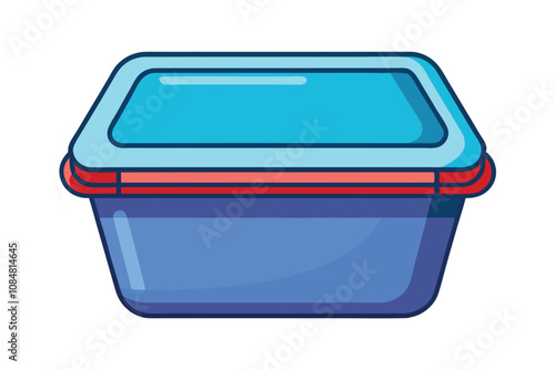 Food Container Storage vector illustration isolated on a white background