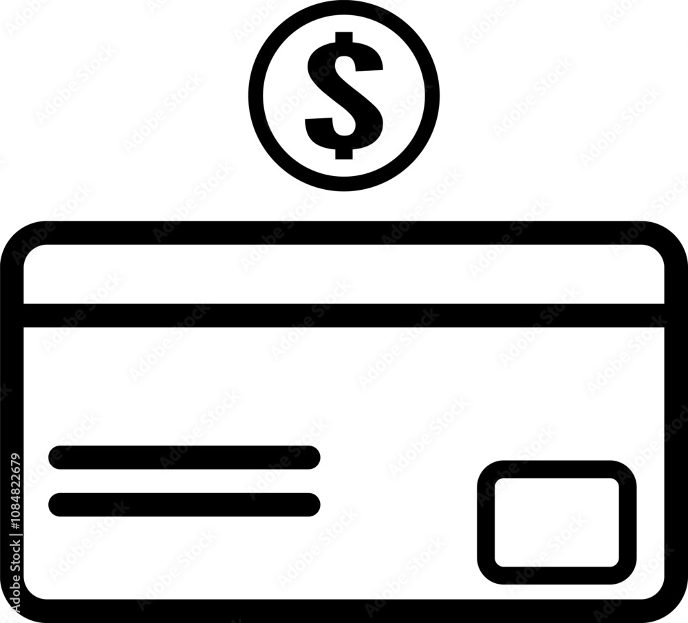 Business and Finance Icons Credit card icon Business and Finance Icons Credit card icon
