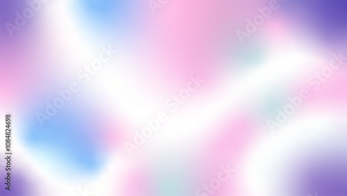 Hologram Gradient. Mesh gradient backgrounds in pink, purple, blue colors.Templates for banners, branding design, social media, cover. Shiny Futuristic Brochure. Metallic Paper. Hologram Gradient