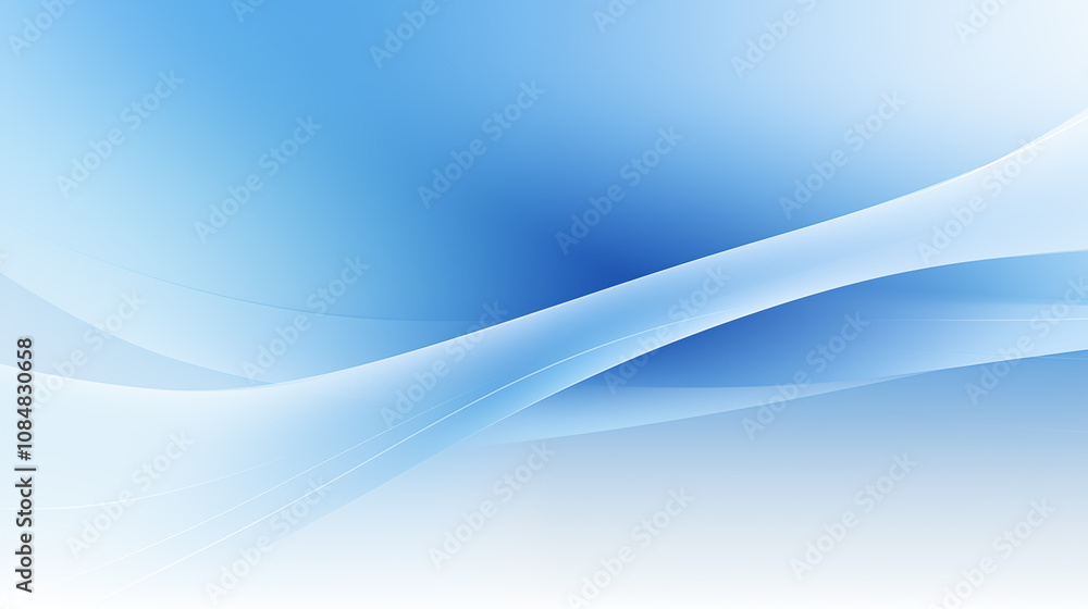 Abstract blue wave curve business background Abstract blue wave curve business background