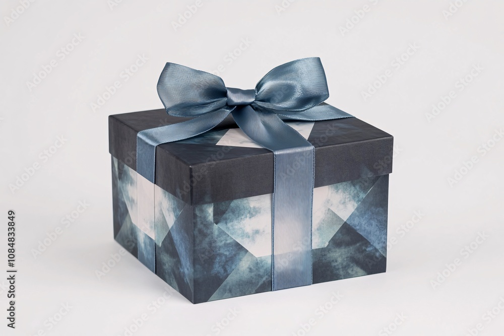 Elegant Gift Box with Geometric Design Elegant Gift Box with Geometric Design