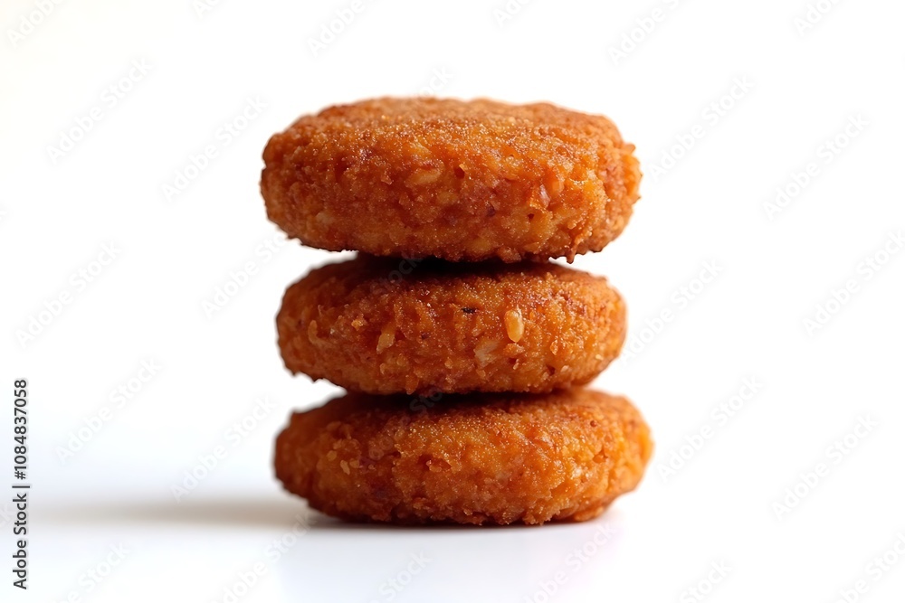 Falafel isolated on white background, close up Falafel isolated on white background, close up