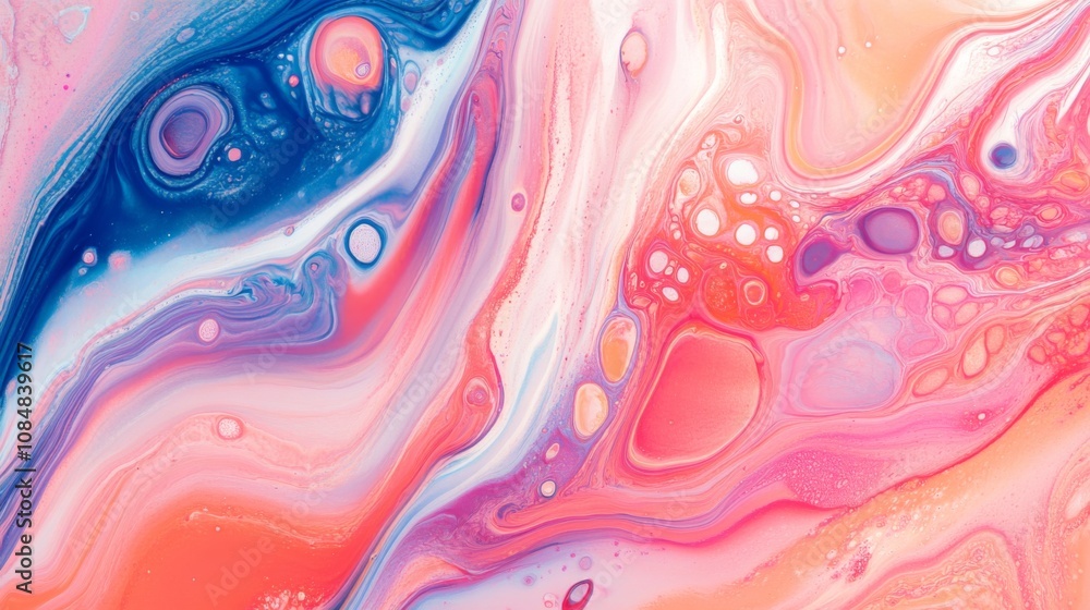 Abstract watercolor background with swirling liquid paint waves, perfect for modern design and wallpaper Abstract watercolor background with swirling liquid paint waves, perfect for modern design and wallpaper