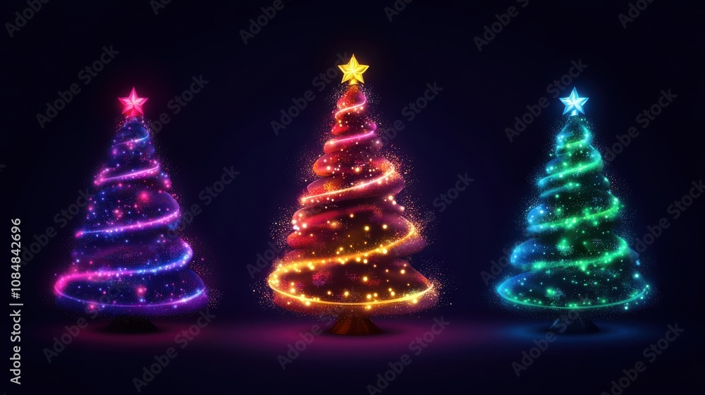 Vibrant Christmas Tree Designs for Festive Celebrations Vibrant Christmas Tree Designs for Festive Celebrations