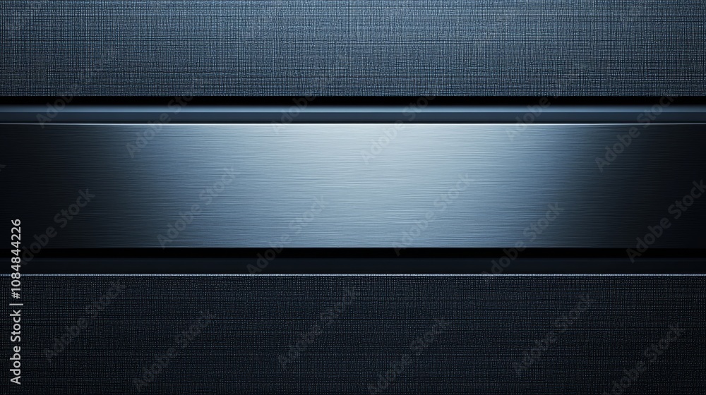 A sleek, textured metallic background with a central polished strip, ideal for design or interface use. A sleek, textured metallic background with a central polished strip, ideal for design or interface use.