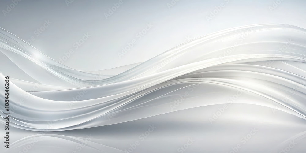Abstract grayscale flowing wave design, elegant and smooth curves Abstract grayscale flowing wave design, elegant and smooth curves