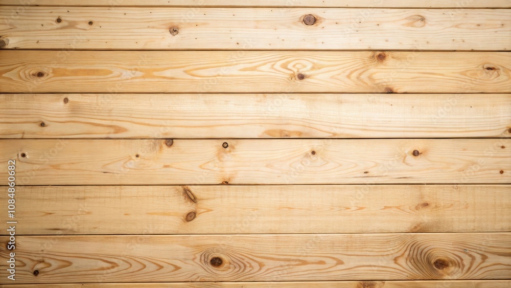 High-resolution image of natural light wood planks arranged horizontally, showcasing the wood grain and knots for design purposes High-resolution image of natural light wood planks arranged horizontally, showcasing the wood grain and knots for design purposes