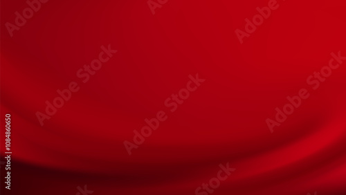 A smooth, elegant red background with a soft gradient and subtle curves.