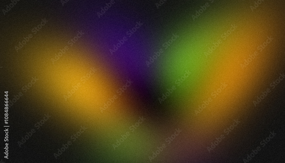Abstract glowing colir gradient grainy background. Black orange purple blue green color noisy gradient, vibrant color flow, wave shaped, bright, shine, noise texture backdrop design Abstract glowing colir gradient grainy background. Black orange purple blue green color noisy gradient, vibrant color flow, wave shaped, bright, shine, noise texture backdrop design