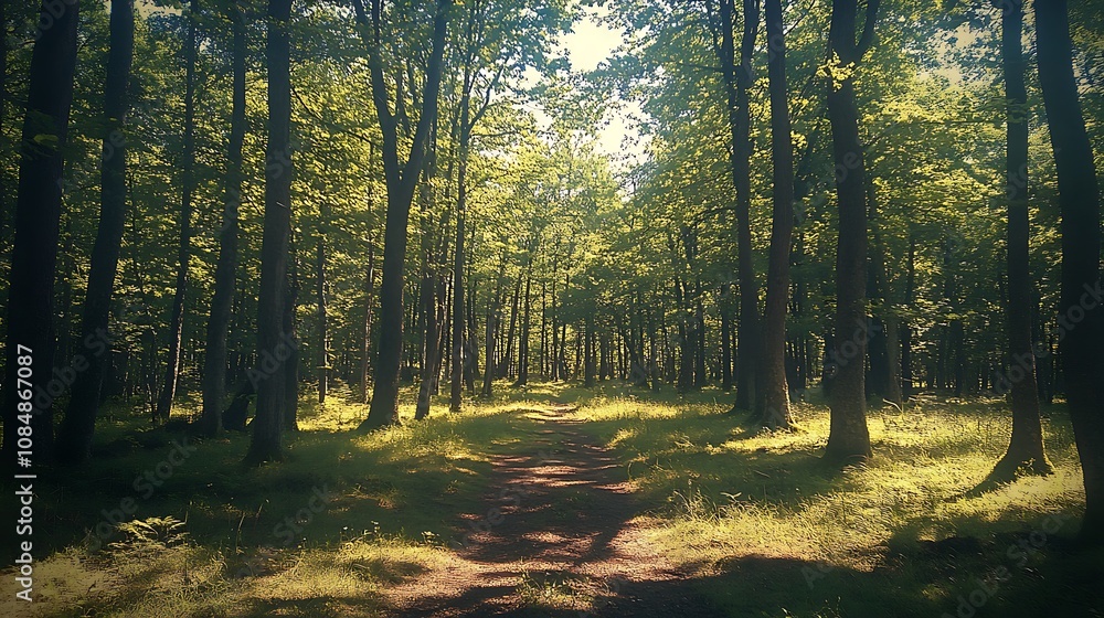 Obraz premium Looking Up at the Canopy