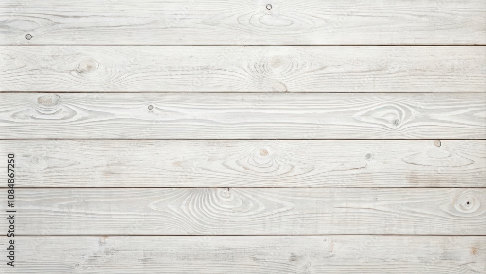 Obraz premium A Seamless Texture of Light Grey Washed Wooden Planks for Backgrounds and Designs