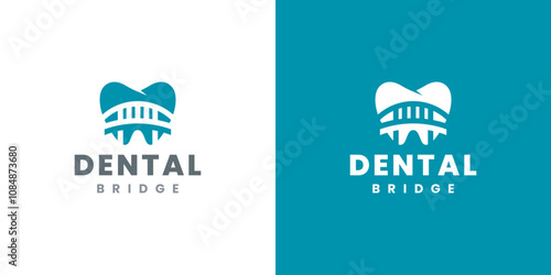 dental bridge logo vector