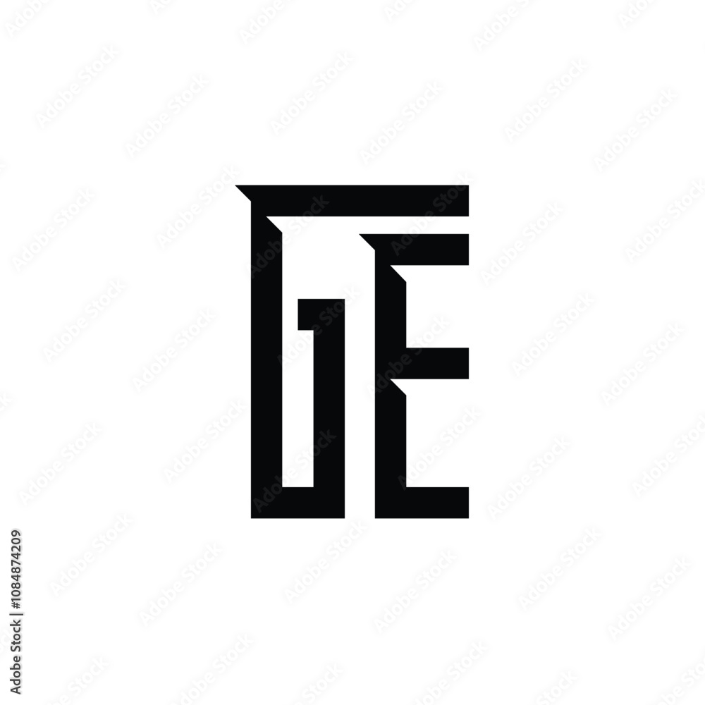GE monogram logo design letter text name symbol monochrome logotype alphabet character simple logo GE monogram logo design letter text name symbol monochrome logotype alphabet character simple logo