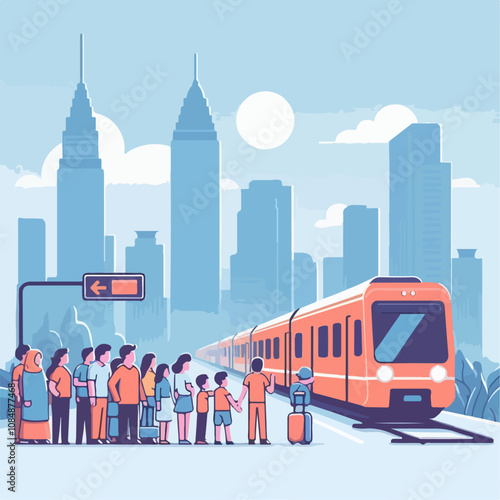 Illustration of a train