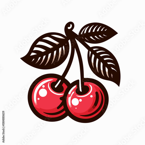 illustration of cherries