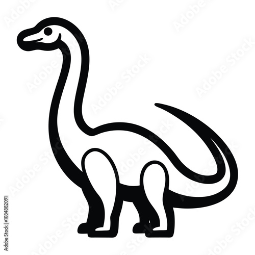 Solid color Hovasaurus animal vector design