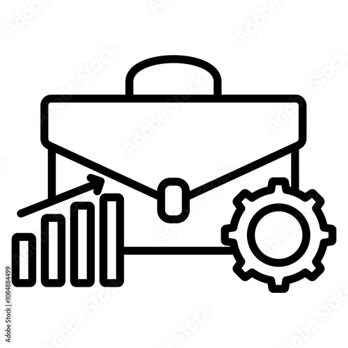 Business Development Outline Icon