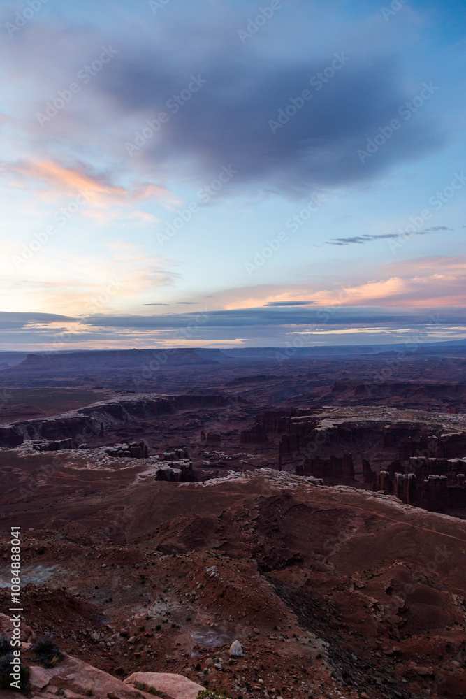 Breathtaking Sunset Over the Majestic Utah Canyon Landscape Breathtaking Sunset Over the Majestic Utah Canyon Landscape