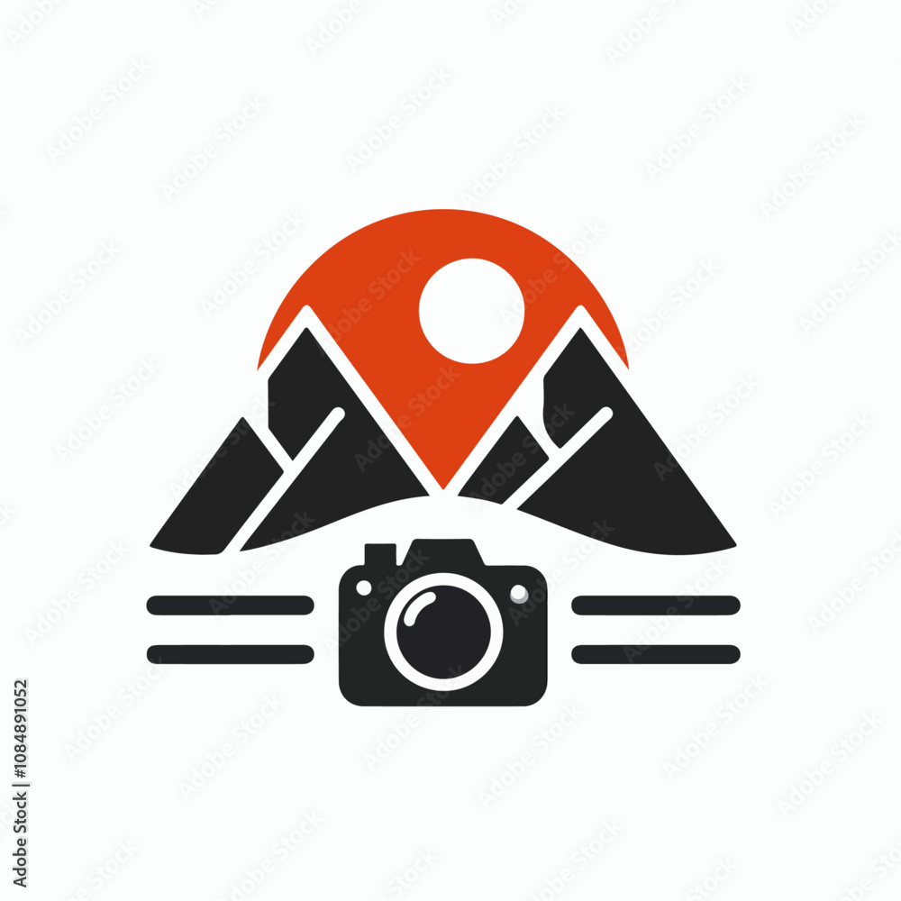 Illustration of a photo camera Illustration of a photo camera