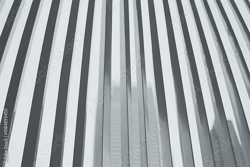 Abstract Grey and White Parallel Lines Structure photo