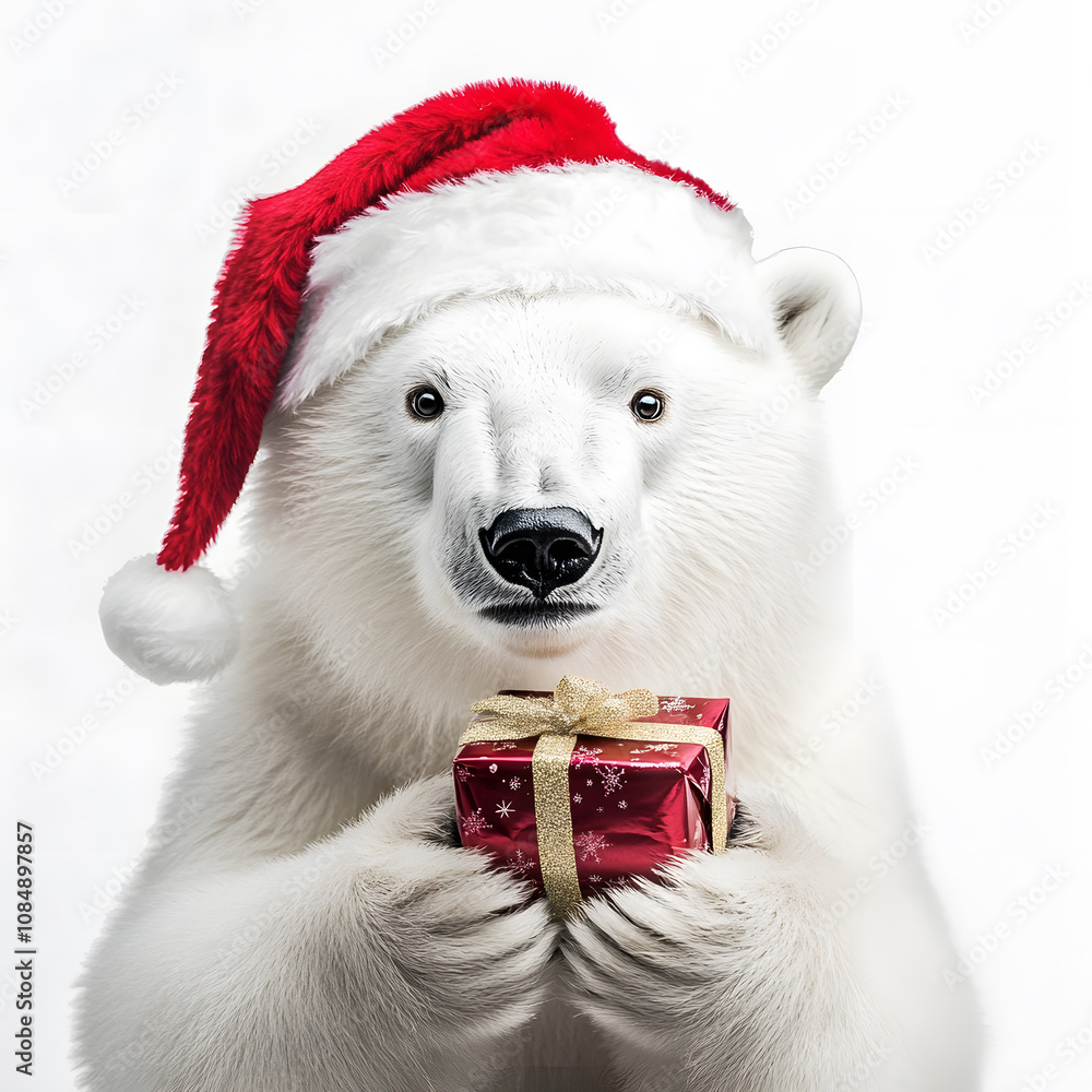 The joy of the holiday season with adorable characters. Festive decoration and cozy winter elements on a crisp white background. The joy of the holiday season with adorable characters. Festive decoration and cozy winter elements on a crisp white background.