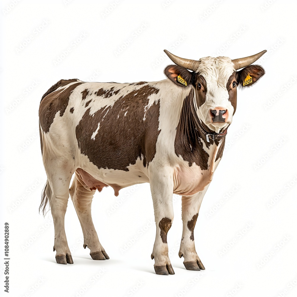 Brown and White Cow Farm Animal Livestock Agriculture Brown and White Cow Farm Animal Livestock Agriculture