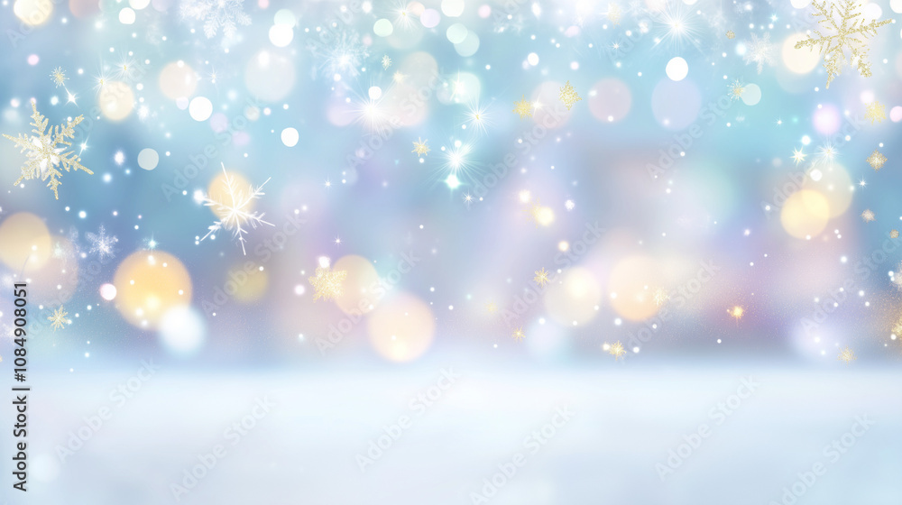Ethereal Winter Wonderland: Abstract Blurred Background with Pastel Hues, Sparkling Snowflakes, and Dreamy Clouds. Perfect for Festive Designs, Winter Themed Projects, and Serene Ambiance. Ethereal Winter Wonderland: Abstract Blurred Background with Pastel Hues, Sparkling Snowflakes, and Dreamy Clouds. Perfect for Festive Designs, Winter Themed Projects, and Serene Ambiance.