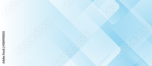 Light Blue Abstract Background with Overlapping Shapes